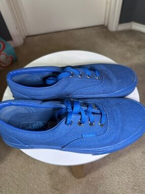 Vans Authentic Low-Top Canvas Sneakers in Royal Blue